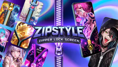 ZipStyle: Zipper Lock Screen header