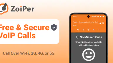 Zoiper IAX SIP VOIP Softphone header