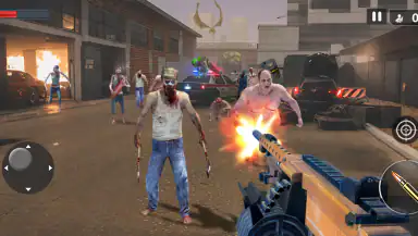 Zombie Strike: Shoot Fire header