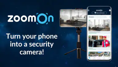 ZoomOn Home Security Camera header