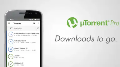µTorrent® Pro - Torrent App header