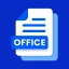 Word Document: DOCX, PDF, XLSX icon