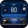 Car Dashboard Speedometer HUD icon