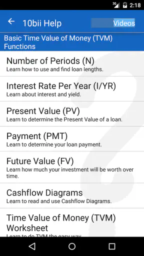 10bii Financial Calculator screenshot