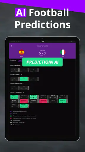 180Score AI Soccer Predictions screenshot