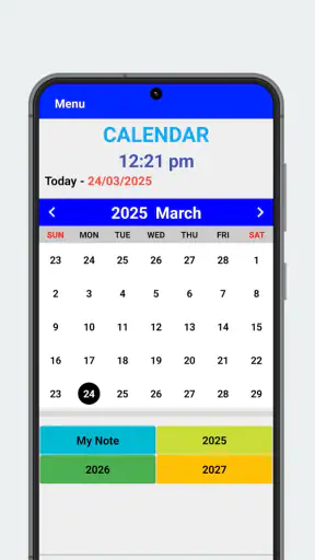 2026 Calendar screenshot