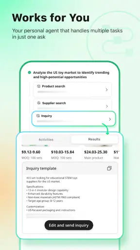 Accio - Alibaba AI Agent screenshot