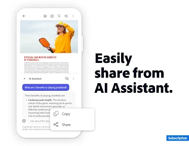Adobe Acrobat Reader: Edit PDF screenshot