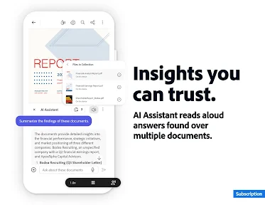 Adobe Acrobat Reader: Edit PDF screenshot