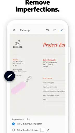 Adobe Scan AI PDF Scanner, OCR screenshot