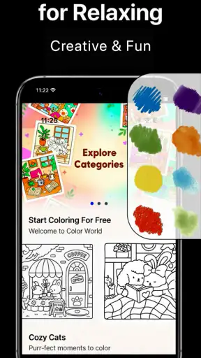 Adult Coloring Book - Bloom screenshot