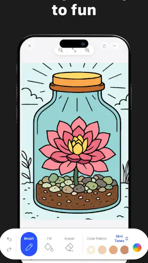 Adult Coloring Book - Bloom screenshot