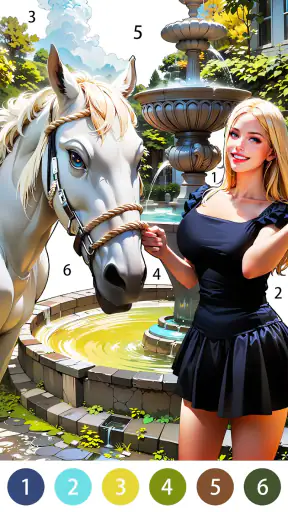 Sexy Beauty Coloring Games screenshot