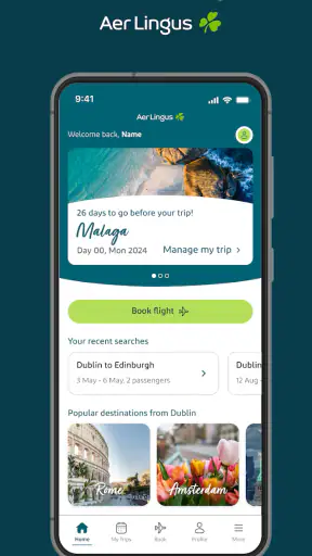 Aer Lingus App screenshot