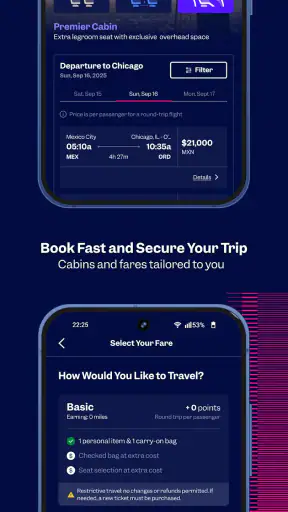 Aeroméxico screenshot