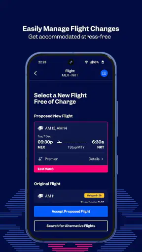 Aeroméxico screenshot