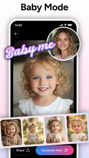 AI Baby Generator - TinyFaces screenshot