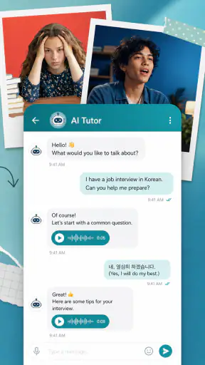 AI Language Learning & Tutor screenshot