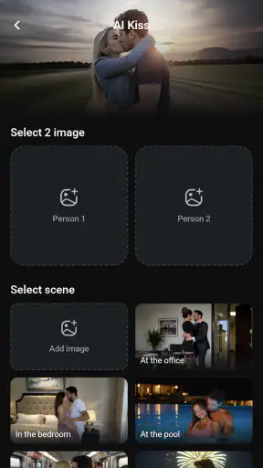 AI Lovers : Kiss video maker screenshot