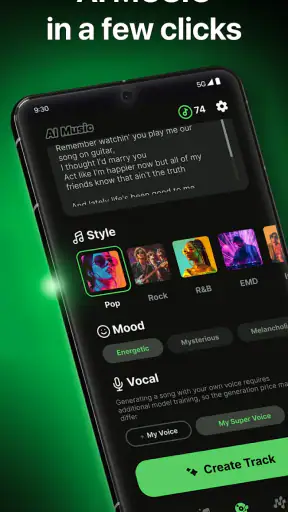 AI Music: Cover & Song Maker screenshot