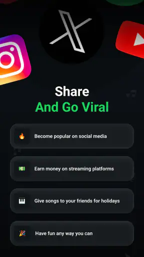 AI Music & Song Generator screenshot