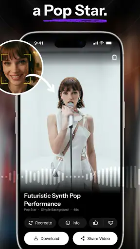AI Music Video Generator: Yuna screenshot