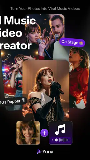 AI Music Video Generator: Yuna screenshot