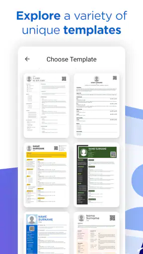 AI Resume Builder CV Maker PDF screenshot