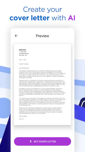 AI Resume Builder CV Maker PDF screenshot