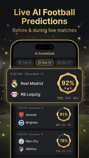 AI Soccer Predictions screenshot