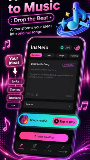 AI Song & Cover Music・InsMelo screenshot