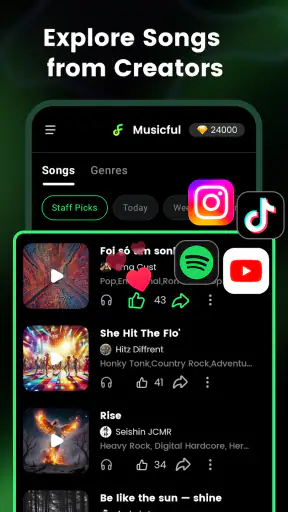 AI Song & Music Maker-Musicful screenshot