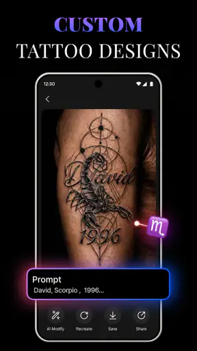 AI Tattoo Design: ArtReel screenshot