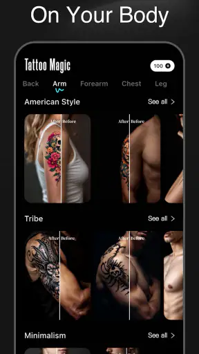 Ai Tattoo ldeas-Art Generator screenshot