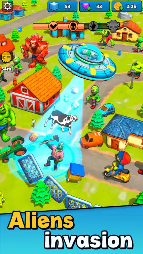 Aliens vs Zombies: Invasion screenshot