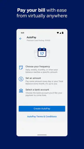 Amex screenshot