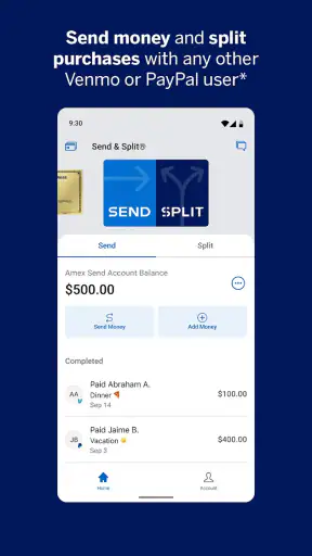 Amex screenshot