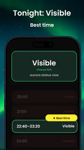 Aurora Forecast Map – AuroraMe screenshot