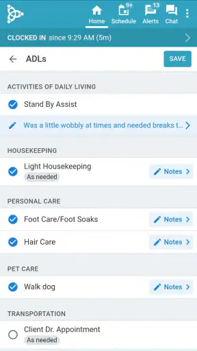 AxisCare Mobile screenshot