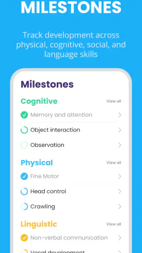 Baby Leap: Milestone Tracker screenshot