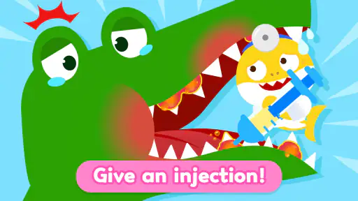 Baby Shark Dentist Play: Game screenshot