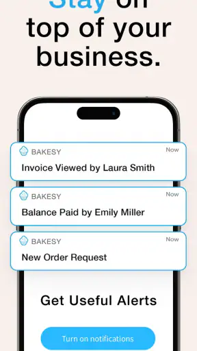 Bakesy: Home Bakery Biz App screenshot