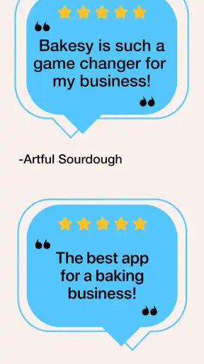 Bakesy: Home Bakery Biz App screenshot