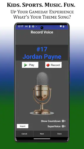 BallparkDJ Walkout Intros screenshot