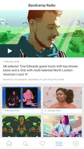 Bandcamp screenshot