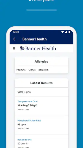 Banner Health screenshot