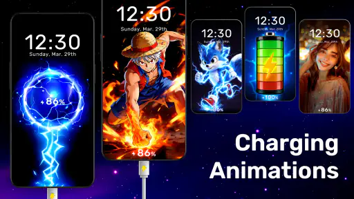 Battery Charging Animation App screenshot