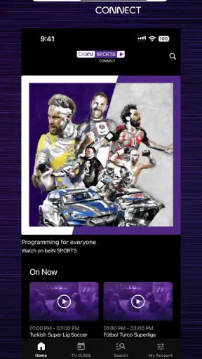 beIN SPORTS CONNECT screenshot
