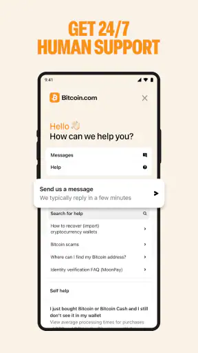 Bitcoin.com: Crypto Wallet screenshot
