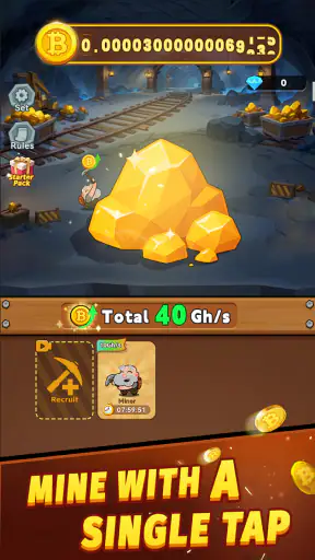 Bitcoin Miner - Gold Diggers screenshot